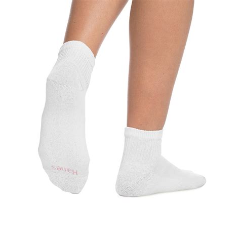 Hanes Hanes Women S Comfortblend Ankle Socks Extended Size Pack