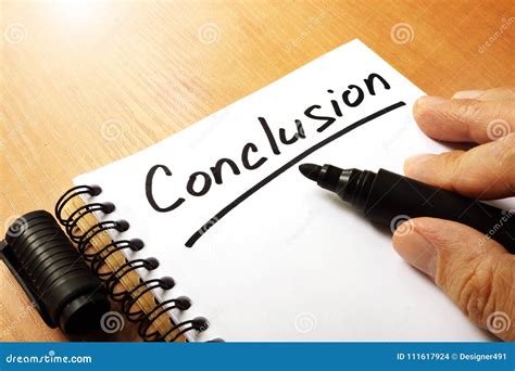 Conclusion In Writing