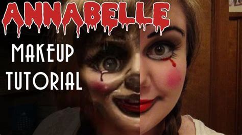 Creepy Annabelle Doll Halloween Makeup Tutorial From The Movie
