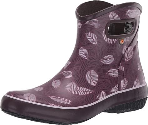 Bogs Womens Patch Ankle Waterproof Garden Rain Boot