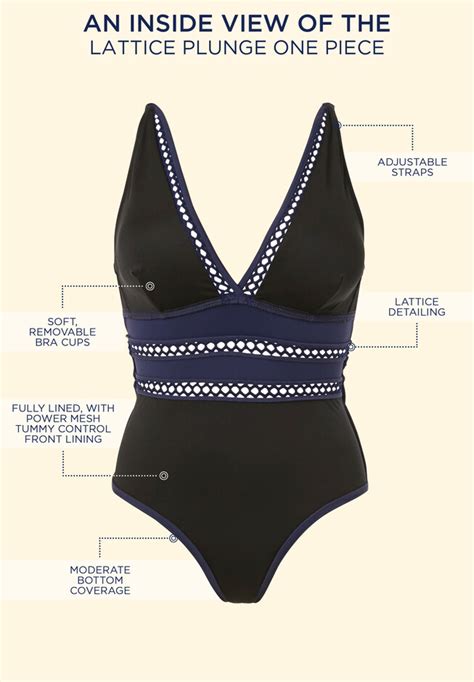 Lattice Plunge One Piece Swimsuit Swimsuits For All