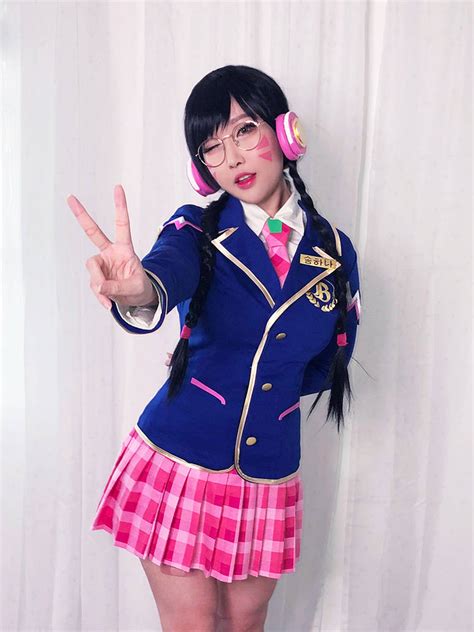 Anniversary Academy Dva From Overwatch Cosplay By Rinnieriot On Deviantart