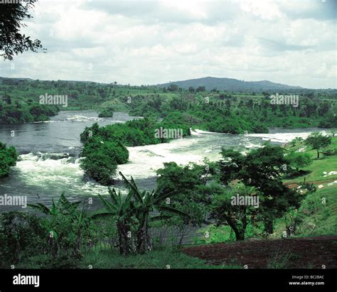 Panoramic View Of River Nile And Bujagali Falls Uganda East Africa