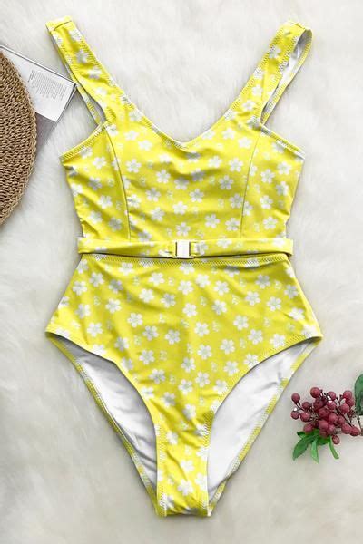 cupshe live life on the beach cheeky one piece swimsuit one piece swimsuit floral one