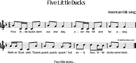 Five Little Ducks Lyrics History Video Lesson Plans And More Nursery