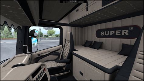 Interior Scania S R Next Gen Brown Ets 2 50 Toster007 Custom Df8