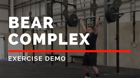 Bear Complex Exercise Demo Youtube