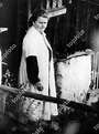 Ilse Hess, the wife of Rudolf Hess, at the pension "Berherberg" that is ...