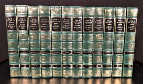 Lot Funk And Wagnalls Standard Reference Encyclopedia Set Volumes 1