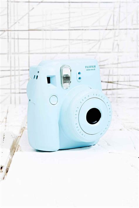 Fujifilm Instax Mini 8 Camera In Blue Urban Outfitters £90 Poloroid