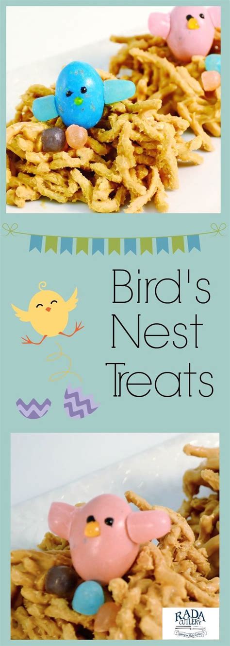 How to make chocolate bird nest cookies: Bird's Nest Noodle Treat | Easter birds nest treats, Bird ...