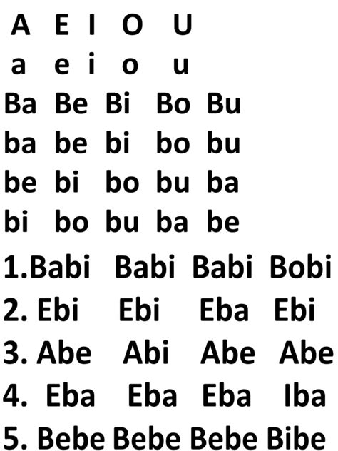 Ba Be Bi Bo Bu Pdf