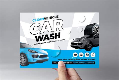 Car Wash Flyer Template In Psd Ai And Vector Brandpacks