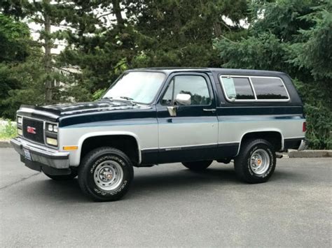 1989 Gmc Jimmy 4x4 62 Diesel 69k Original Miles Amazing Condition