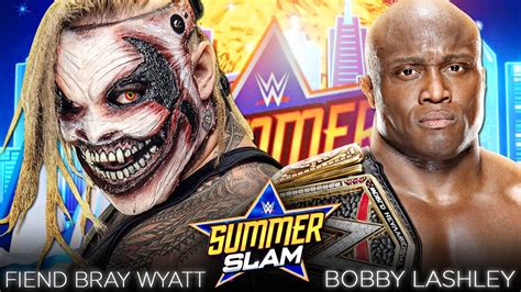 Bobby Lashley VS Fiend Bray Wyatt AT Summerslam 2021 WWE Summerslam