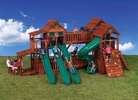 Buy products such as sportspower north peak wooden swing set, kidkraft arbor crest deluxe playset at walmart and save. 17 Best images about Backyard playsets on Pinterest | Play ...