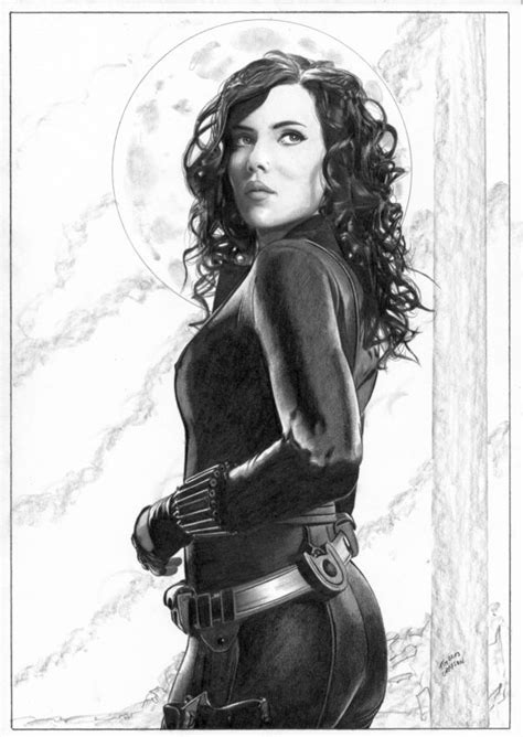 Black Widow Scarlett Johansson Avengers By Timgraysondeviantart
