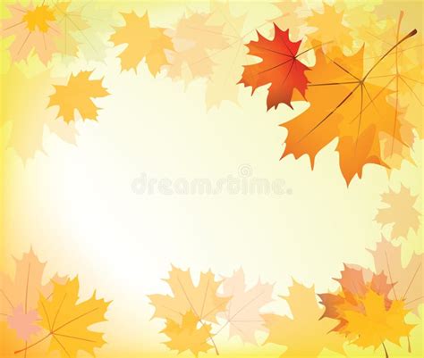 Autumn Background With Leaves For Shopping Sale Or Promo Poster And