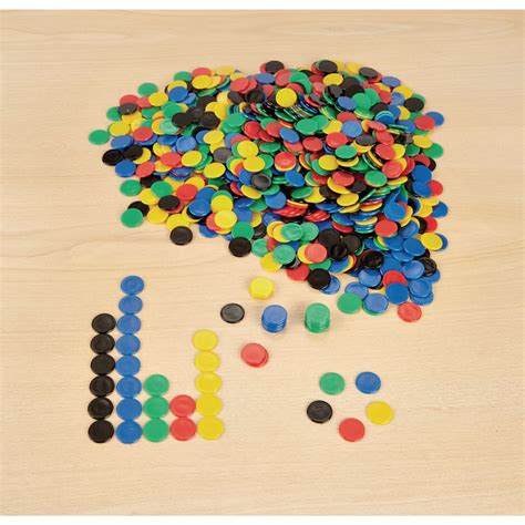 Efmt13252 Plastic Counters From Hope Education Pack Of 500 Findel