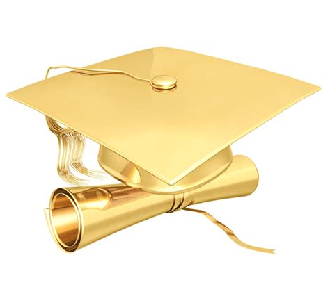 Gold Graduation Cap Png Clip Art Library