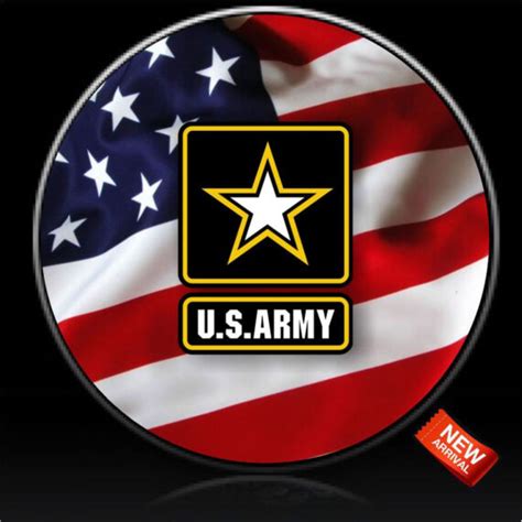 Us Army Logo And Flag Spare Tire Cover Jeep Tire Covers Daymira™ Wear