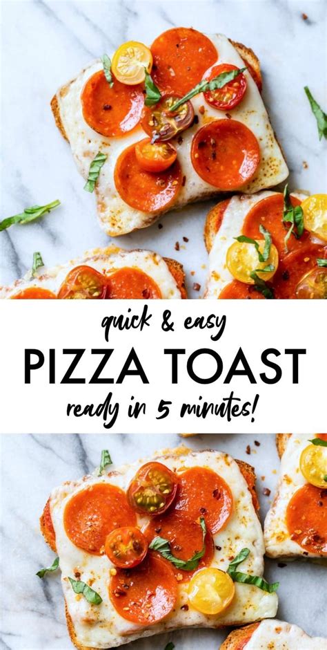 This Pizza Toast Recipe Is The Ultimate Snack Its Easy To Customize