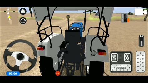 Indian Tractor Simulator Game 🚜swaraj 744 Tractor 🚜gameplay 01🚜 Driving