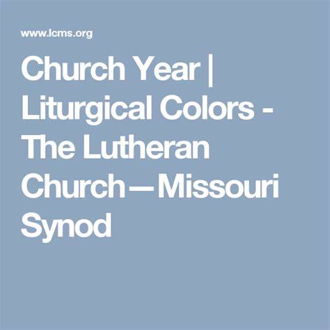The Importance Of Church Year Calendar 2023 Lcms August 2023 Calendar