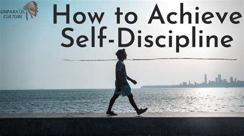How To Achieve Self Discipline Seven Ways To Master Discipline Youtube