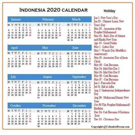 Calendar 2022 Indonesia Pdf Latest News Update