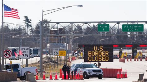 us border closures with canada and mexico to be extended another month youtube