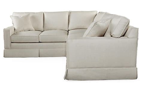 Milburn Sectional Oatmeal Crypton Sofas And Sectionals Furniture