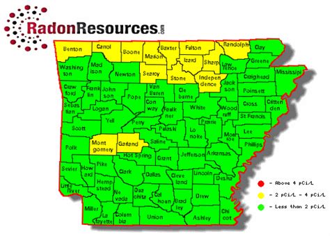 Arkansas Radon Mitigation Testing And Levels Radonresources