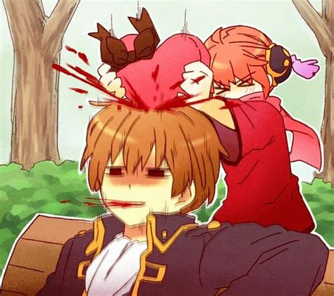 Kagura And Sougo Okita Yep Thats Pretty Much How Their Valentines Day