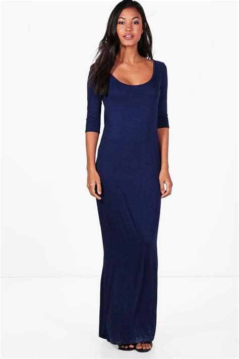 Shelly 34 Sleeve Scoop Neck Maxi Dress 20 Maxi Dress Maxi Dresses