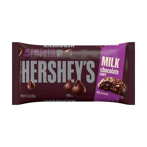 Buy Hersheys Milk Chocolate Baking Chips Bulk Gluten Free 115 Oz