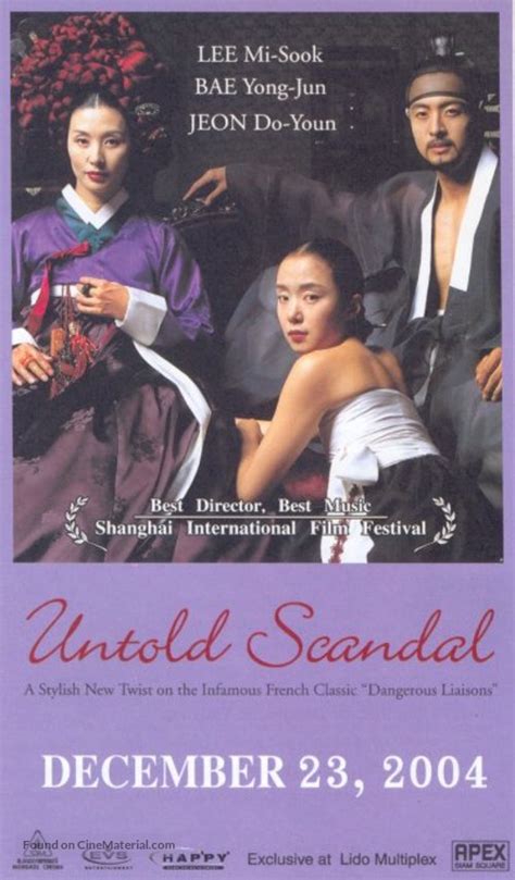 Scandal Joseon Namnyeo Sangyeoljisa 2003 Thai Movie Poster
