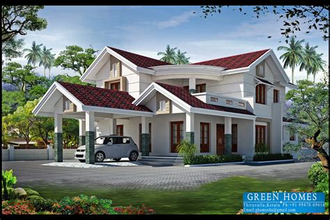 Green Homes 4bhk Kerala Home Design 2550 Sqfeet