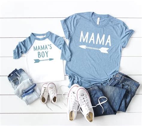 Mommy And Me Matching Set Mother And Son Matching Mommy And Etsy Mommy And Me Shirt Mom