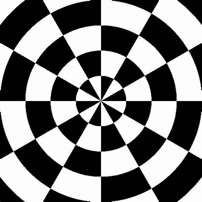 Checkerboard Pattern Circular Reversal Animated Clipart Contrast