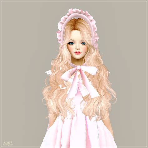 Gothic And Lolita Sims 4 Resource Marigold Hair Accessories For Ts4