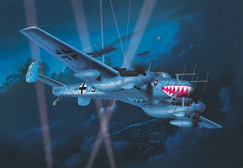 Wallpaper World War II Nightfighter Airplane Luftwaffe Germany