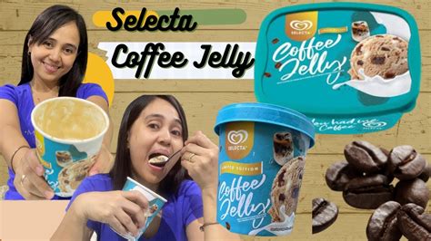 Coffee Jelly Selecta Ice Cream Review New Flavor Youtube