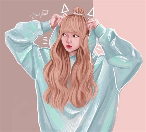 Lisa Blackpink Wallpaper Black Wallpaper Bff Drawings Loli Kawaii