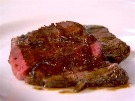 Roast beef tenderloin, seared then oven roasted, served with mushrooms sautéed in the pan drippings with butter and herbs. Roasted Beef Tenderloin with Rosemary, Chocolate and Wine Sauce Recipe | Ellie Krieger | Food ...