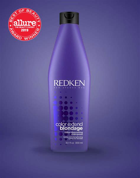 Stylists say purple shampoo really works to neutralize brassy tones. Color Extend Blondage Purple Shampoo Color Depositing | Redken