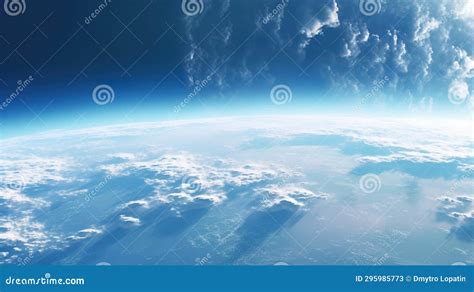 Sunrise Or Sunset Over Planet Earth Clouds And Atmosphere In Rays Of