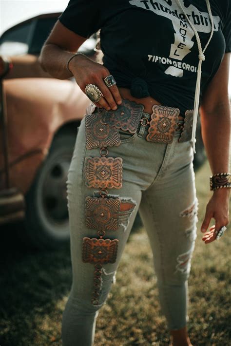 The Shergar Copper Concho Belt In 2021 Country Girl Style Outfits Country Jeans Western