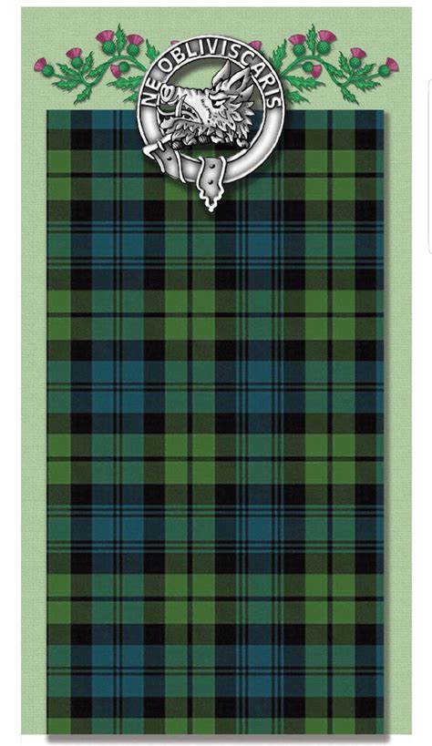 The Real Clan Campbell Tartans Campbell Tartan Scotland History