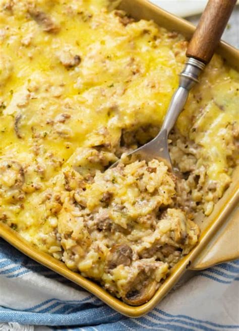 Ground Beef Using Rice A Roni Creamy Four Cheese Recipe Klein Youte1972